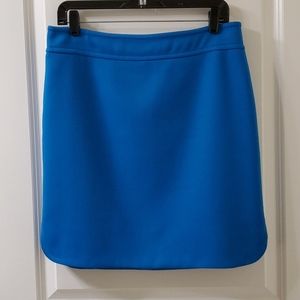 Electric blue skirt